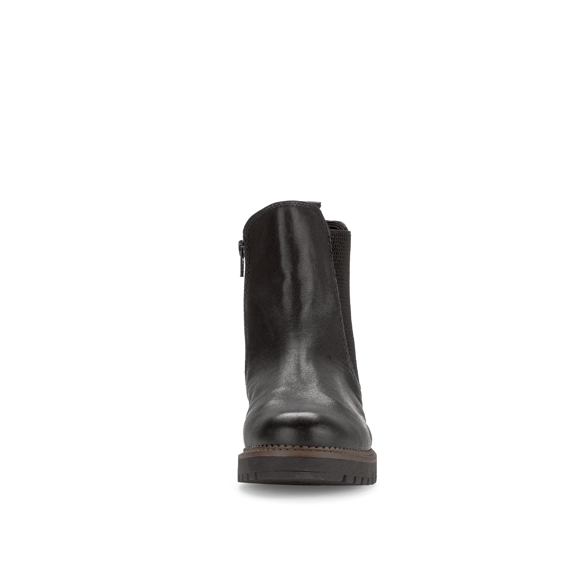 Bottines chelsea noires en cuir lisse – Image 5