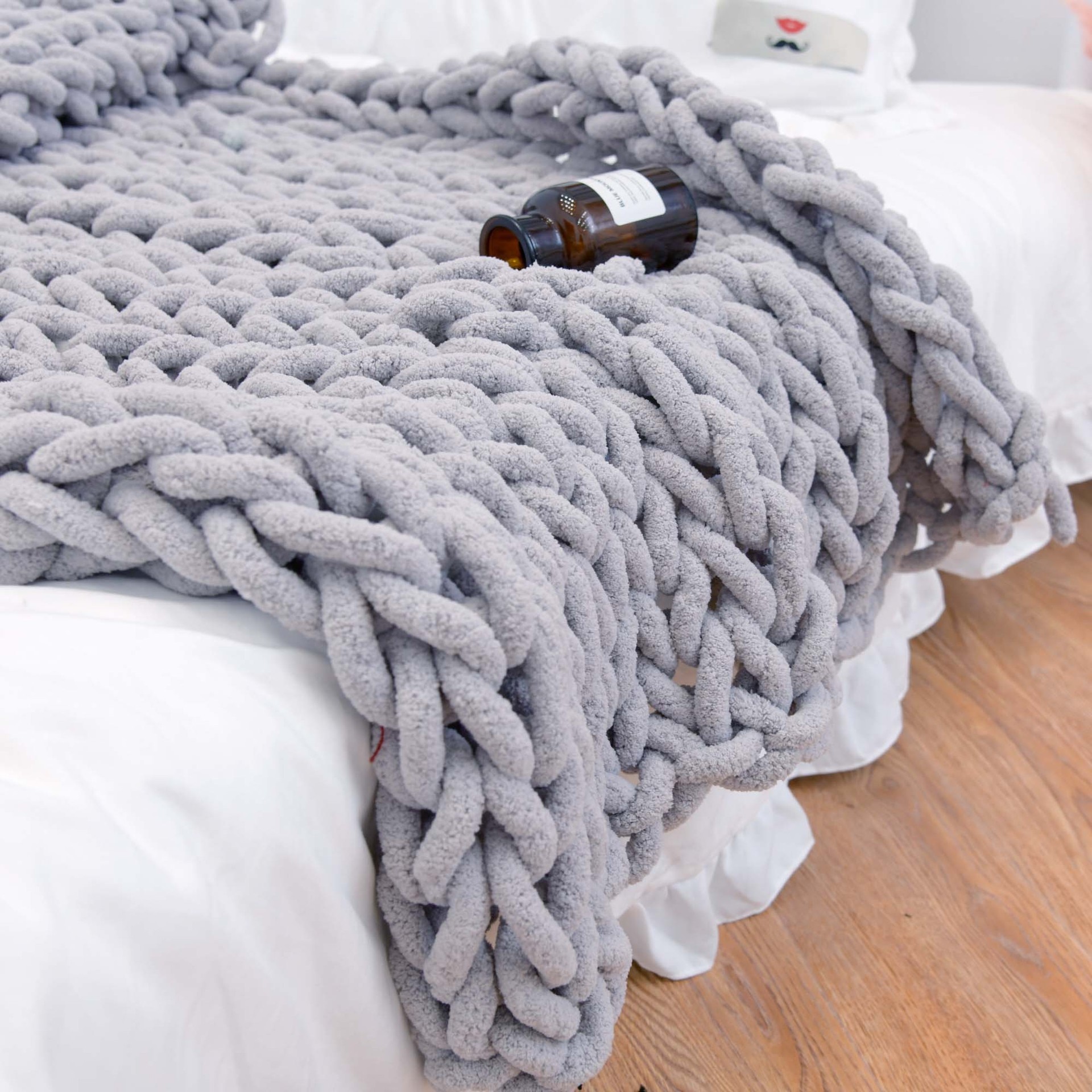 Plaid grosse maille – Image 5